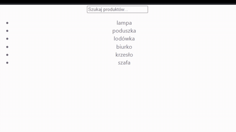 Podgląd działania Transitions