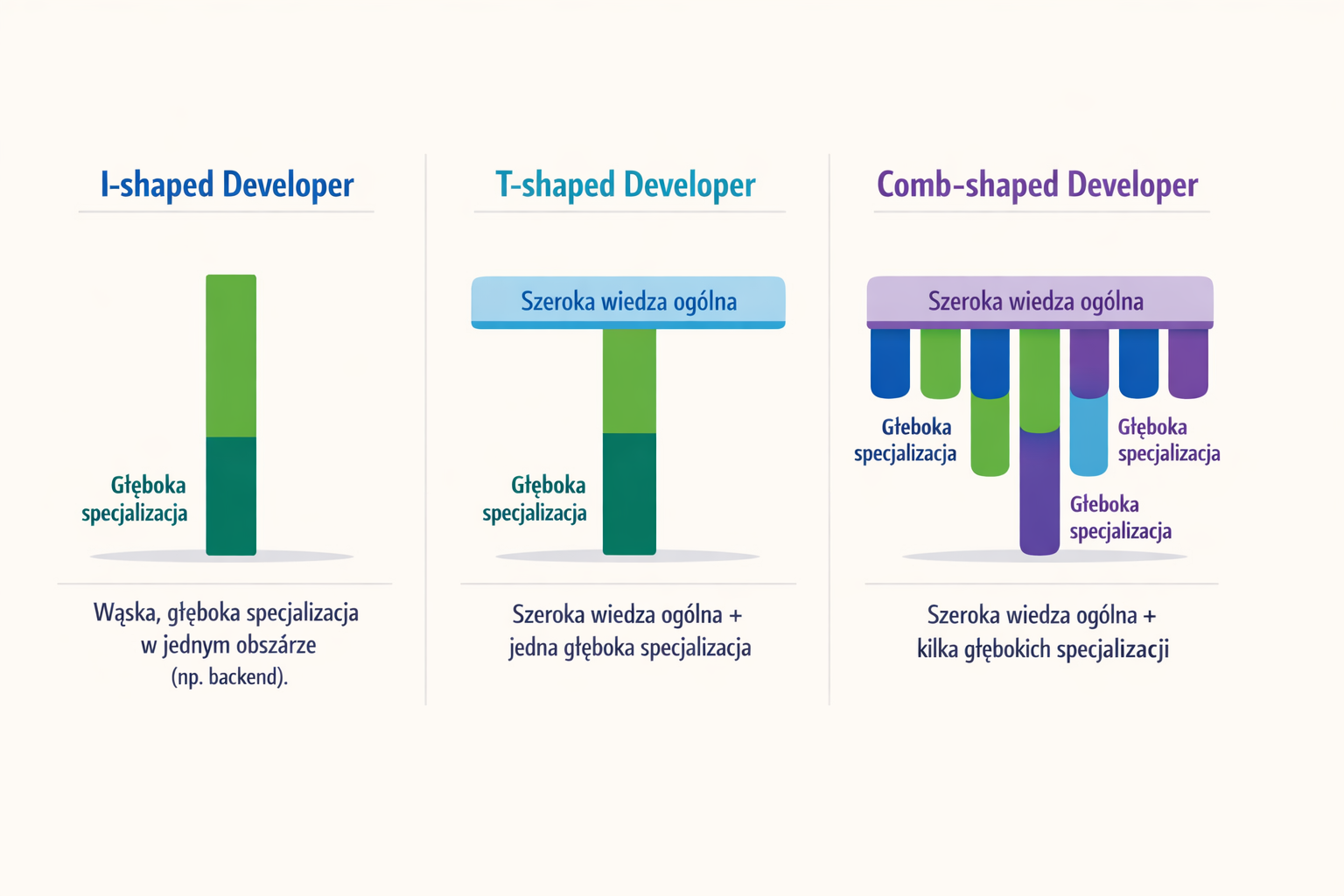I-shaped vs T-shaped vs Comb-shaped