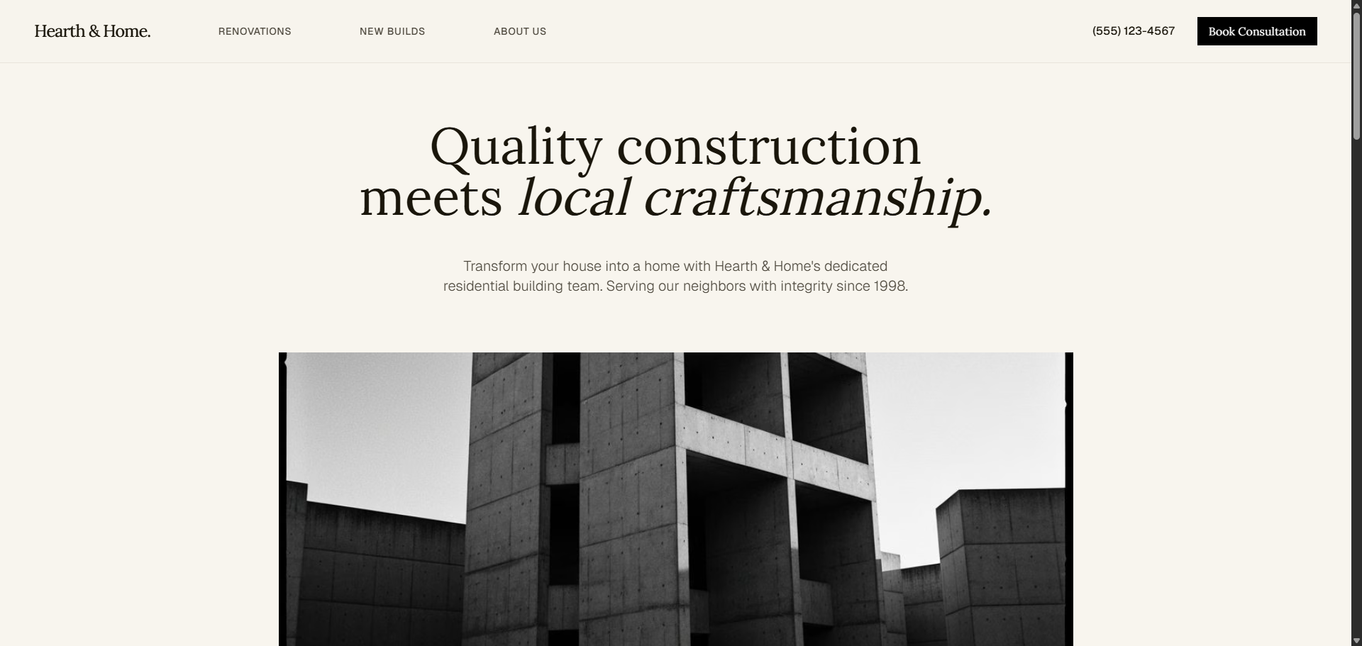 Professional Landing Page